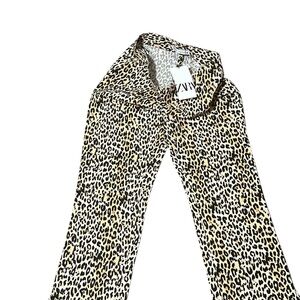 Zara Leopard Print Ankle Pants